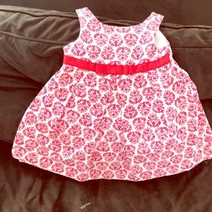 Girl’s 3T red and white dress